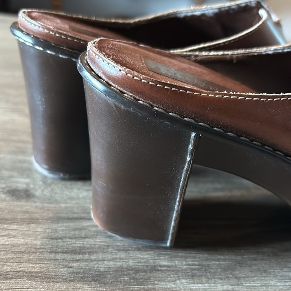 Antonio Melani leather heeled mules size 7 - Picture 7 of 7